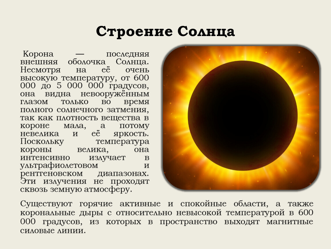 Температура солнечной короны. Солнечная корона презентация. Строение солнца. Оболочки солнца. Структура солнечной короны.