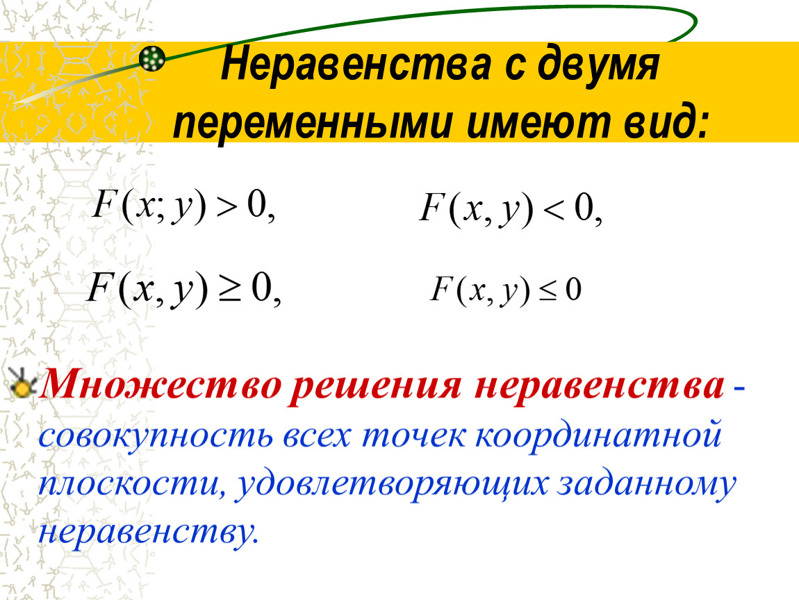 Совокупность неравенств. Неравенства с двумя переменными. Множество решений неравенства с двумя переменными. Совокупность неравенств как решать. Совокупность неравенств с двумя переменными.