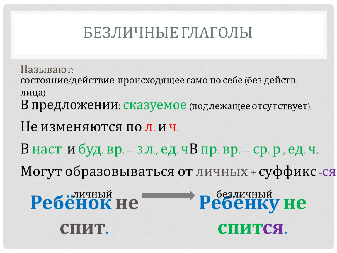 Какие глаголы называются безличными. Безличные глаголы таблица. Формы безличных глаголов в русском языке. Личные безличные глаголы таблица. Безличные глаголы памятка.