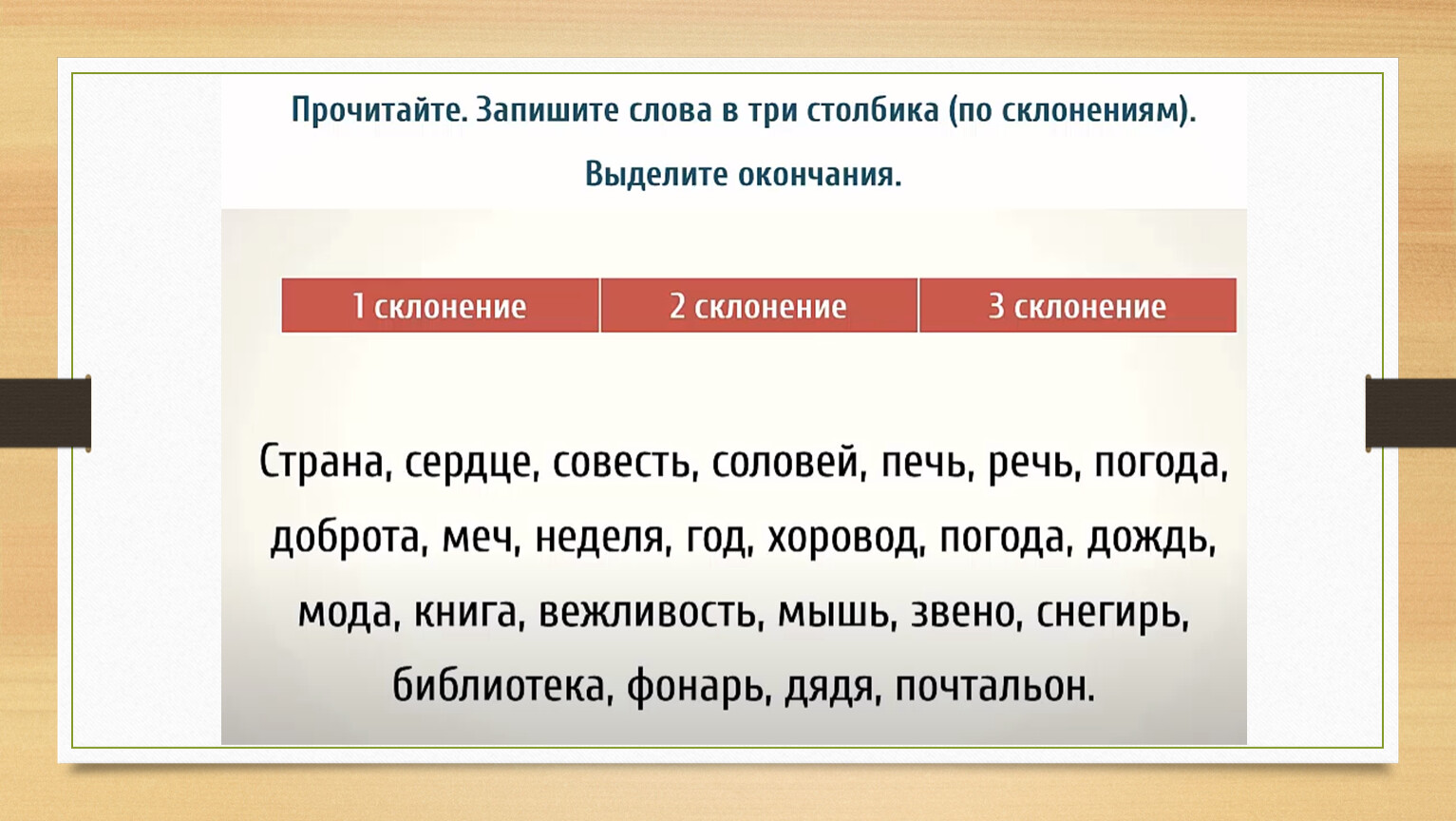 Презентация склонения существительных 4 класс. Склонение имён существительных 3 класс. 3 Склонения имен существительных. Определи склонение имен существительных 4 класс карточки.