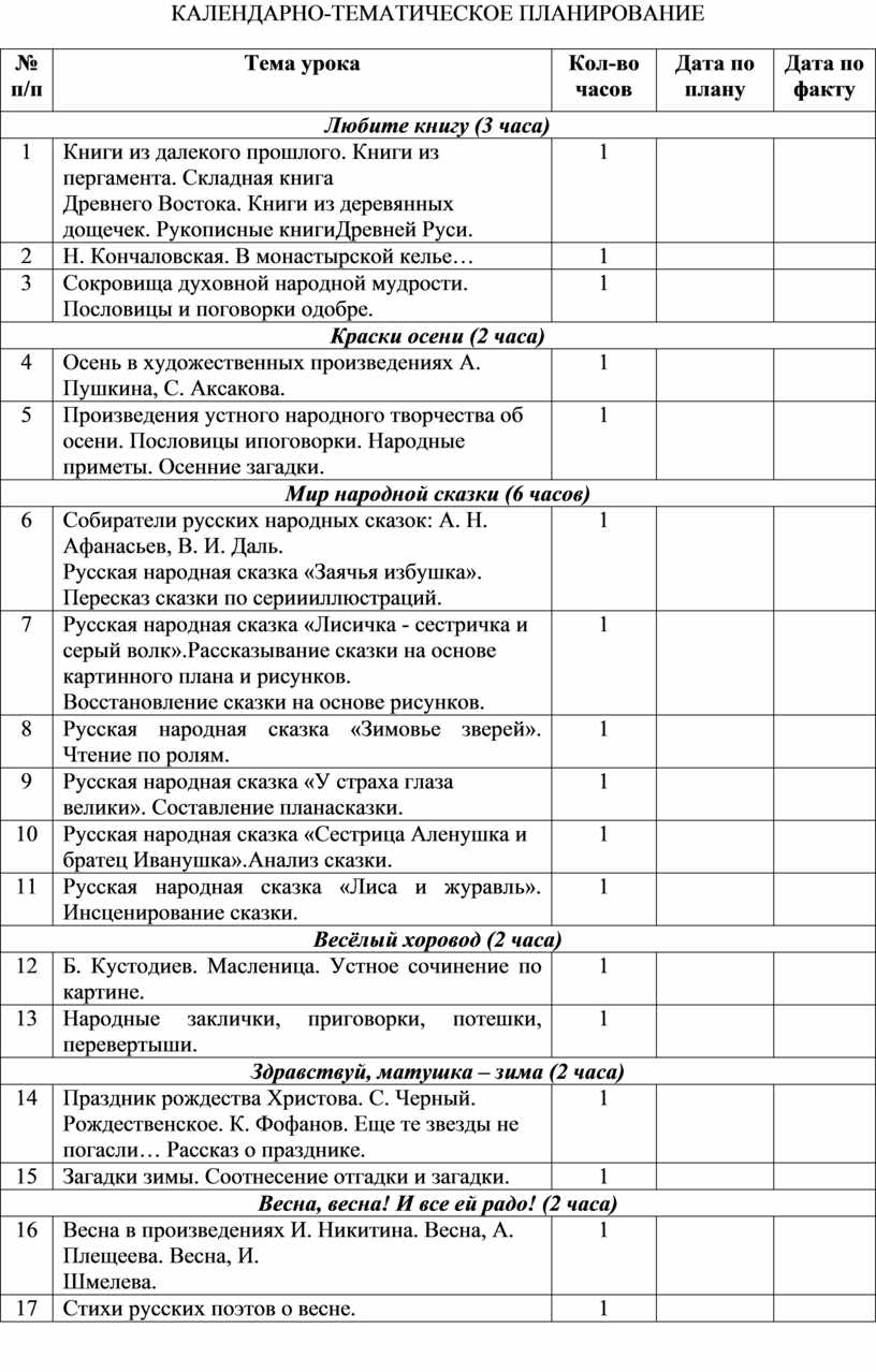 Программа по родной литературе 5 9 класс