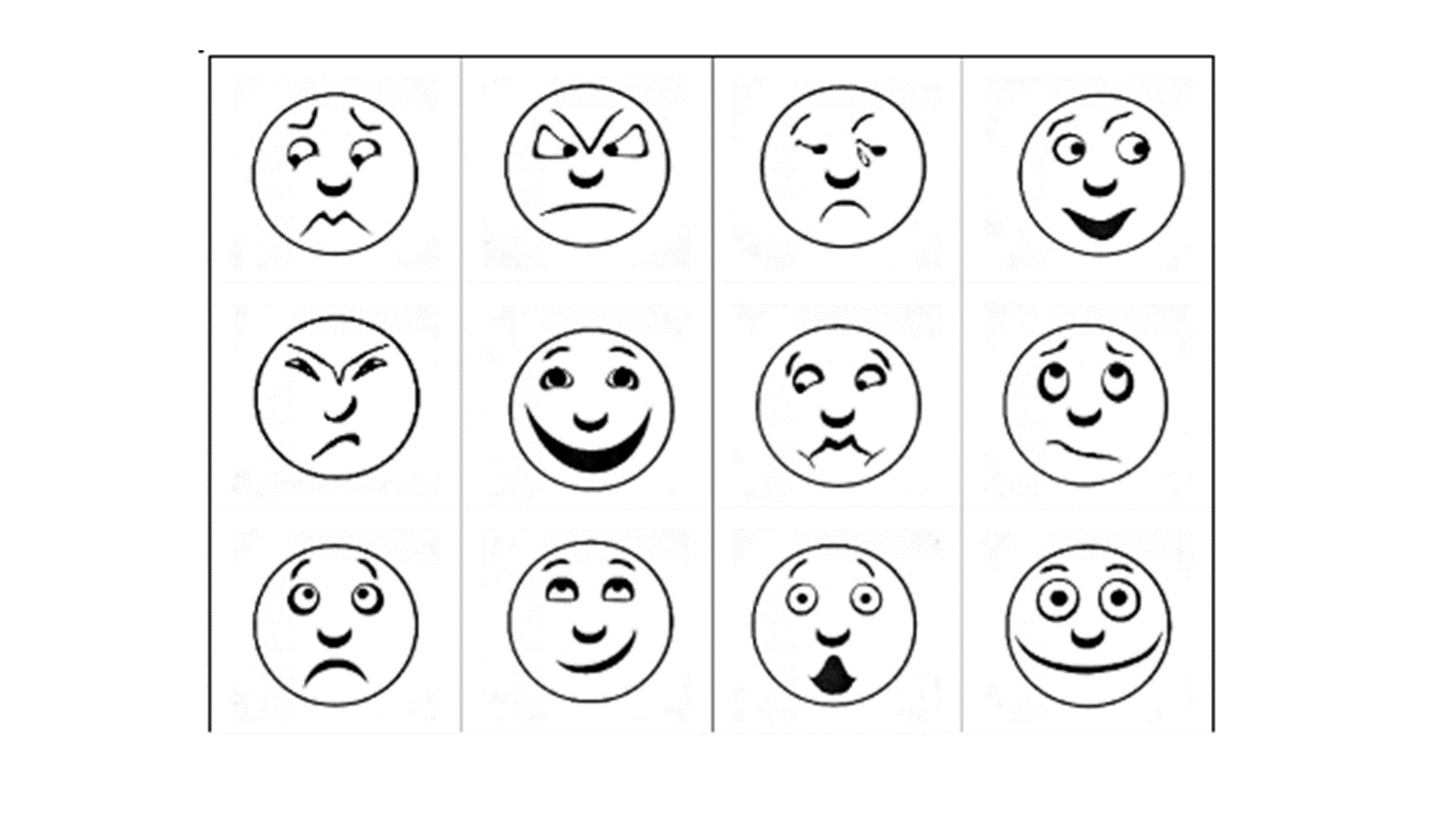 пиктограммы эмоций для детей картинки