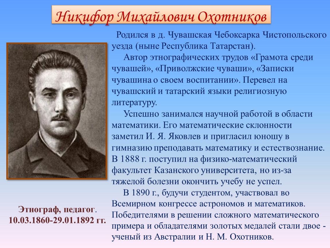 Какие известные люди жили в татарстане