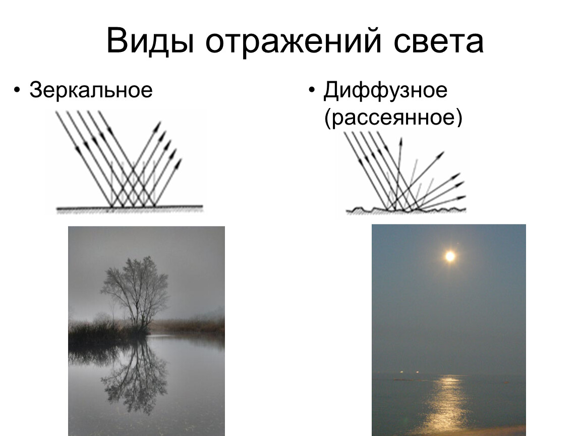 Отражение света закон отражения света плоское зеркало физика 8 класс презентация