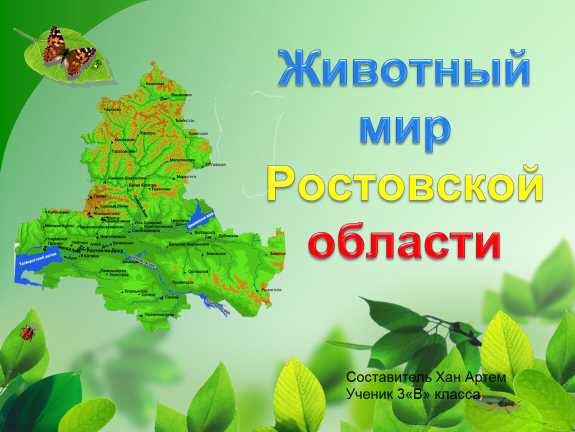 Растительный и животный мир Ростовской области