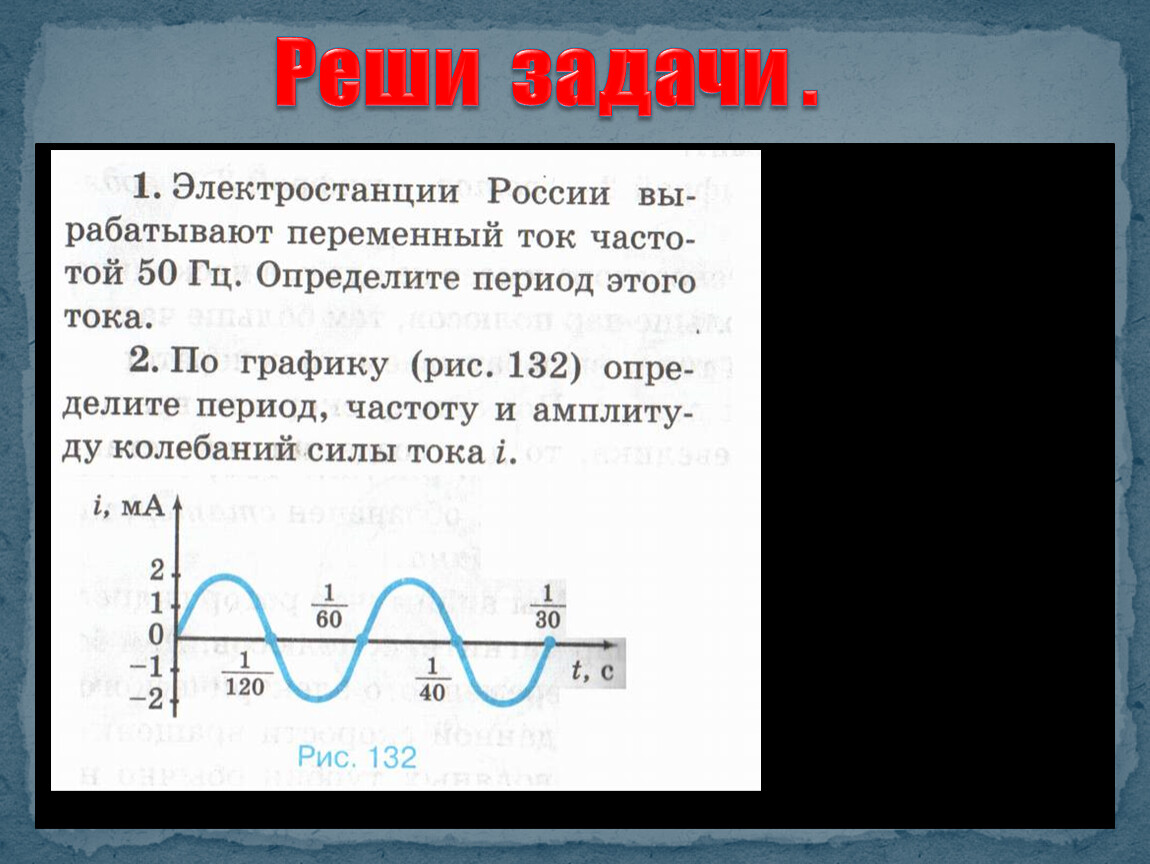 Переменный электрический ток 11 класс план конспект