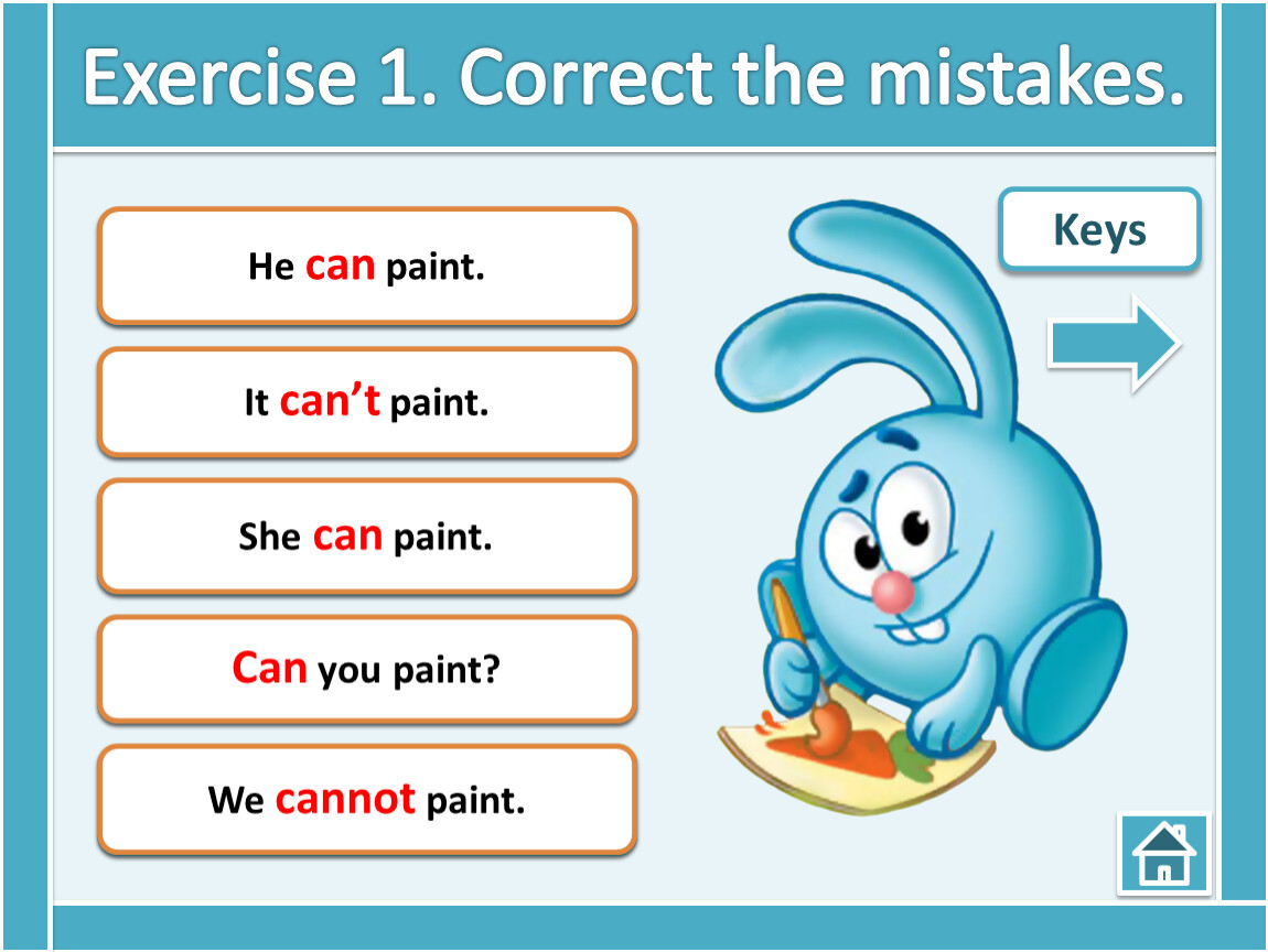 1 correct mistakes. Глагол can. Глагол can для детей. Can для детей на английском. Глагол can правило.