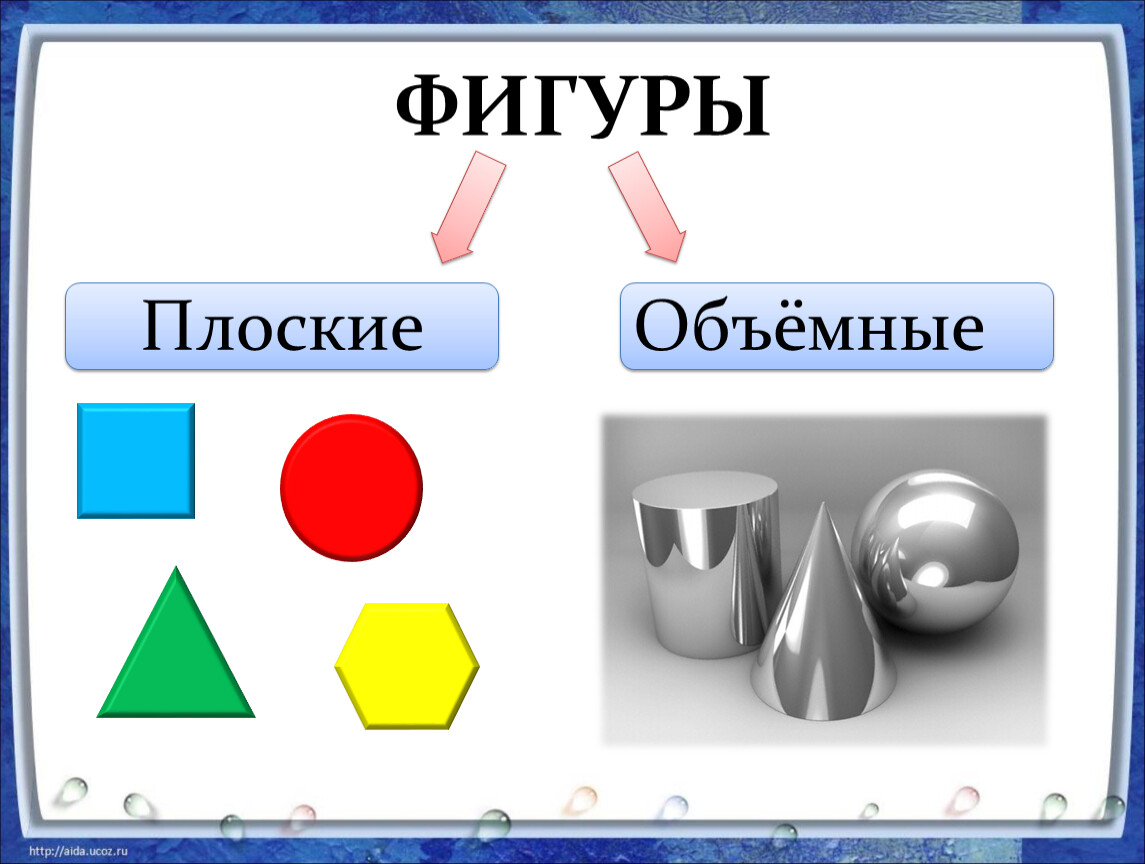 Плоские и объемные фигуры