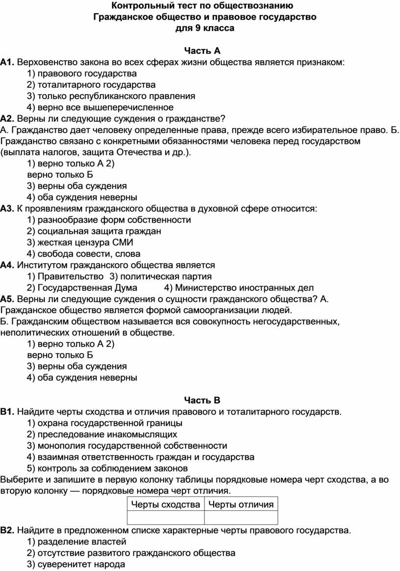 Технологическая карта урока гражданское общество и государство 9 класс боголюбов