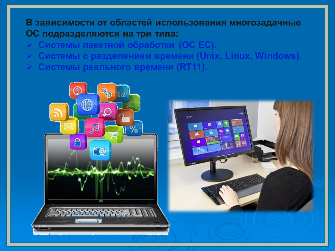 Презентация по дисциплине Операционные системы и среды на тему  Классификация операционных систем