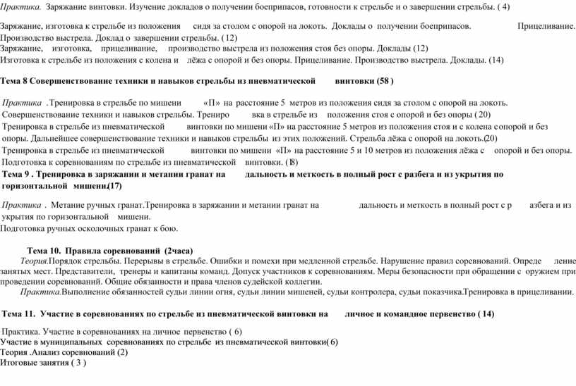 Практика. Заряжание винтовки