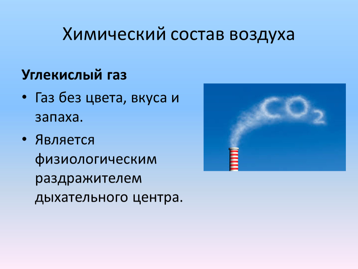 Углекислый газ можно определить. Углекислый ГАЗ В составе воздуха. Углекислота в воздухе. Углекислый ГАЗ презентация. Углекислый ГАЗ без цвета и запаха.