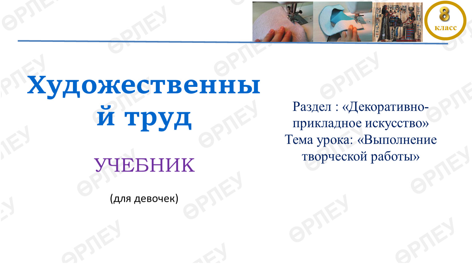 Презентация: Выполнение практической работы по войлоку 8 класс