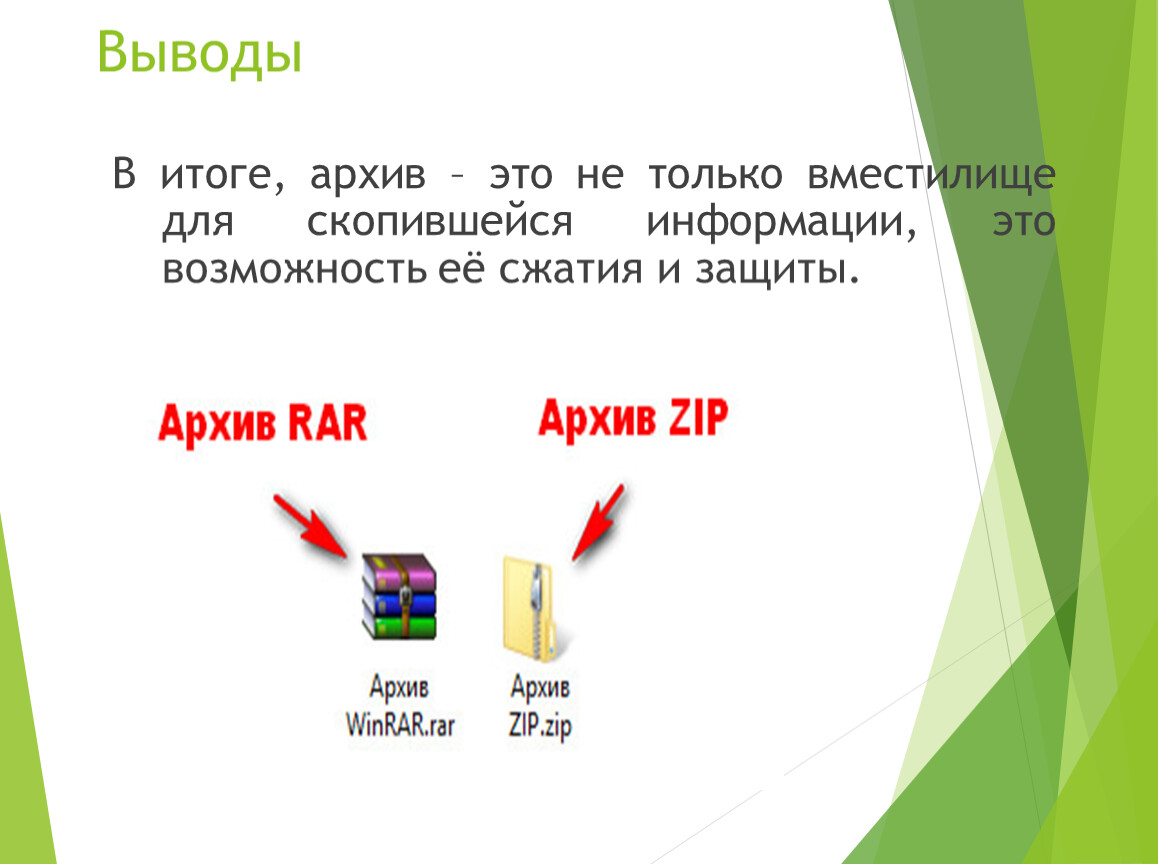 Архив темы. Архив информации.