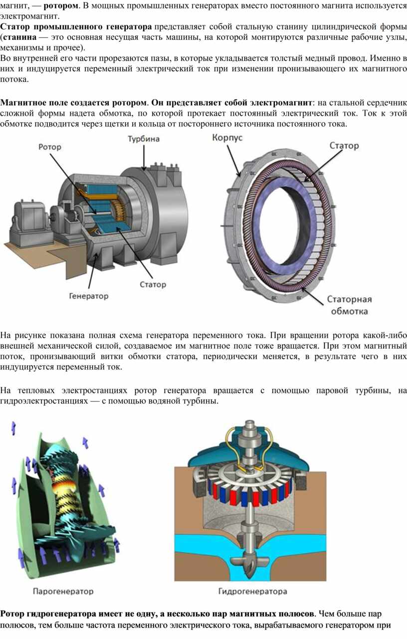 Генераторы и трансформаторы»