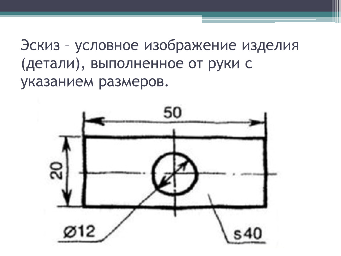 Что такое эскиз изделия