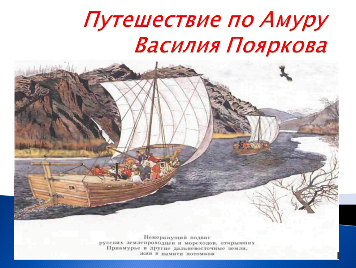 Экспедиция на амур. Экспедиция Василия Пояркова 1643-1646.
