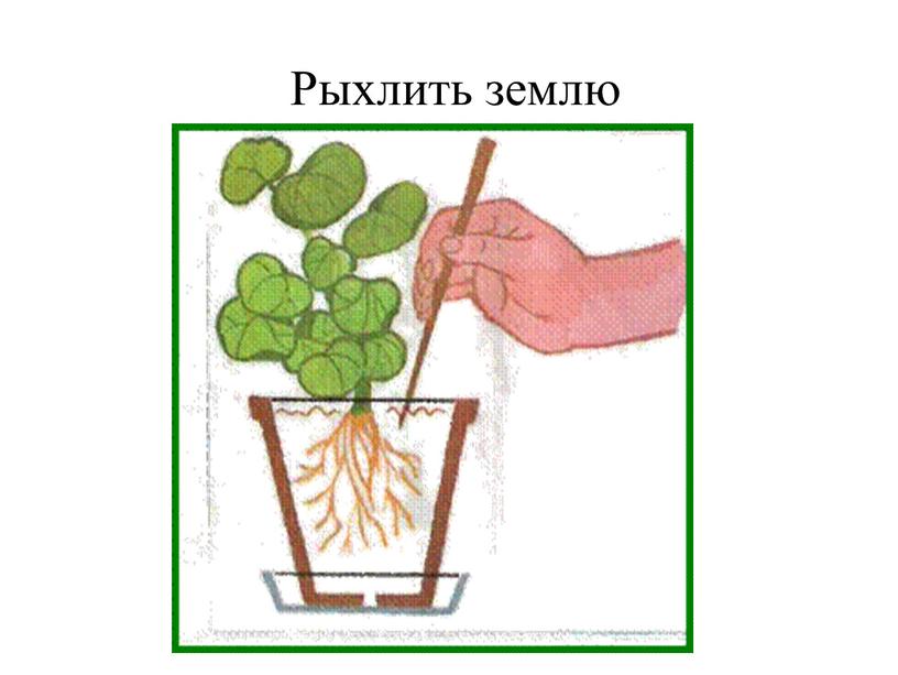 Рыхлить землю