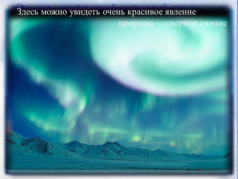 Арктика – край удивительной природы, край контрастов, царство снега и льда