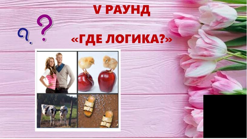 V РАУНД «ГДЕ ЛОГИКА?»