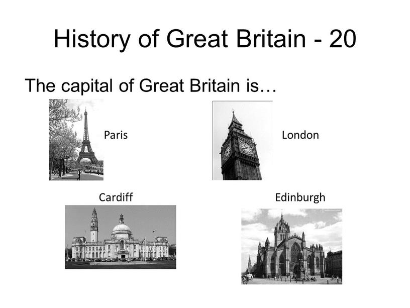 History of Great Britain - 20 The capital of