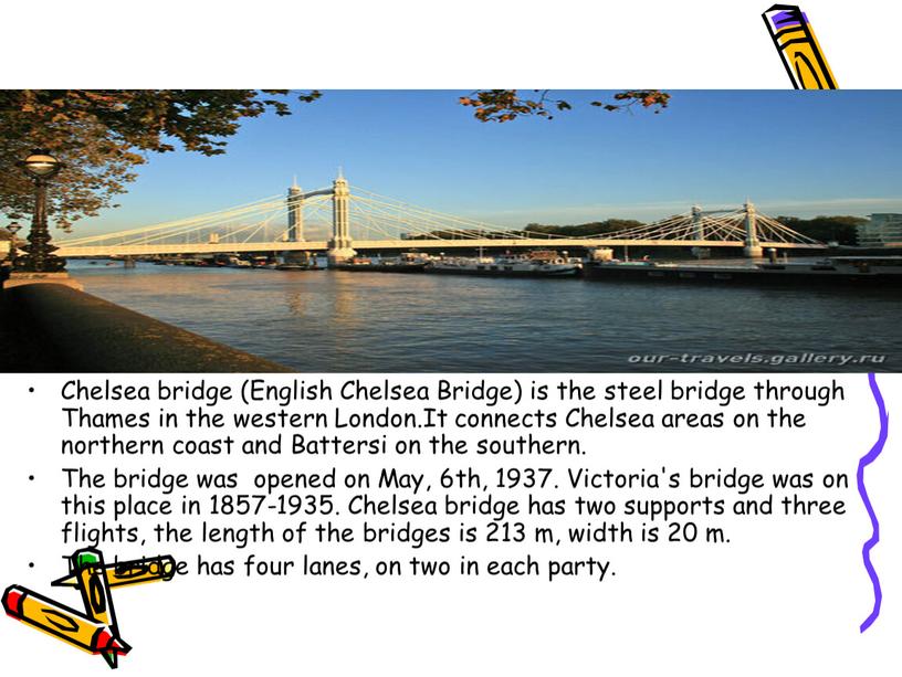 Chelsea bridge (English Chelsea