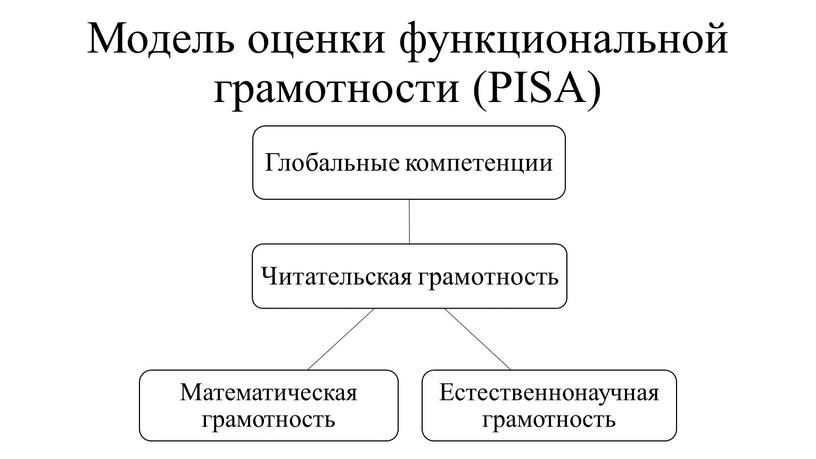 Модель оценки функциональной грамотности (PISA)