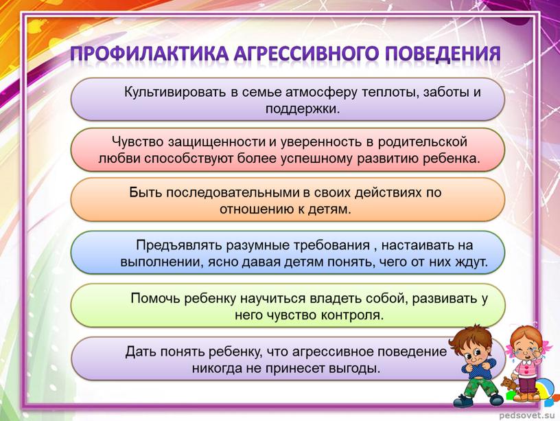 Профилактика агрессивного поведения