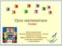 Открытый урок по математике 2 класс Закрепление изученного