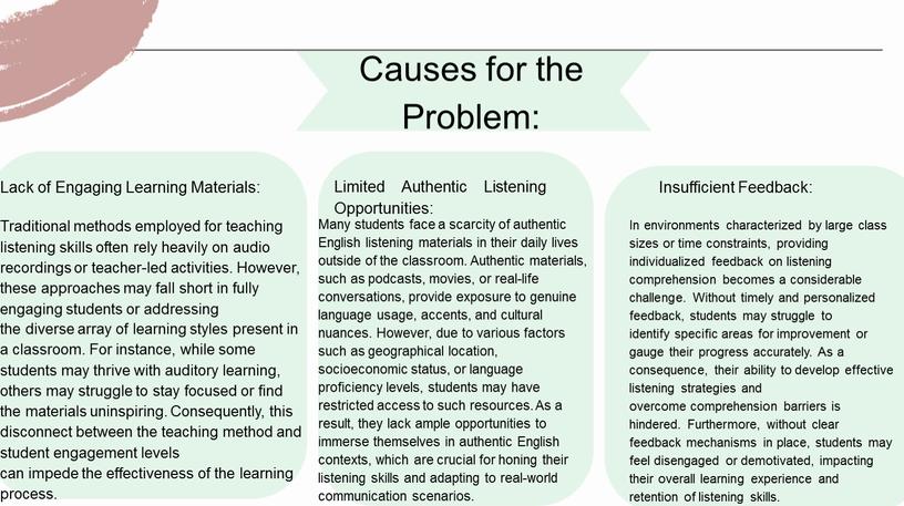 Many students face a scarcity of authentic