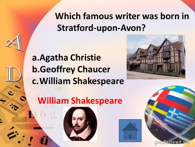 Which famous writer was born in