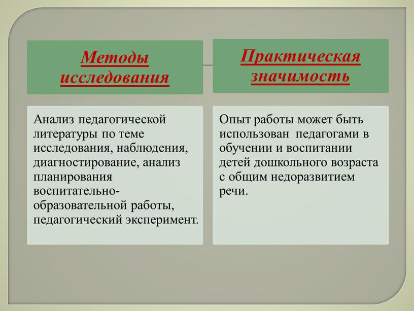 ПРЕЗЕНТАЦИЯ ПО ОБОБЩЕНИЮ ОПЫТА РАБОТЫ «ОБЩЕРАЗВИВАЮЩИЕ УПРАЖНЕНИЕ – ОДНО ИЗ СРЕДСТВ РАЗНОСТОРОННЕГО РАЗВИТИЯ ДЕТЕЙ ДОШКОЛЬНОГО ВОЗРАСТА С ОБЩИМ НЕДОРАЗВИТИЕМ РЕЧИ»