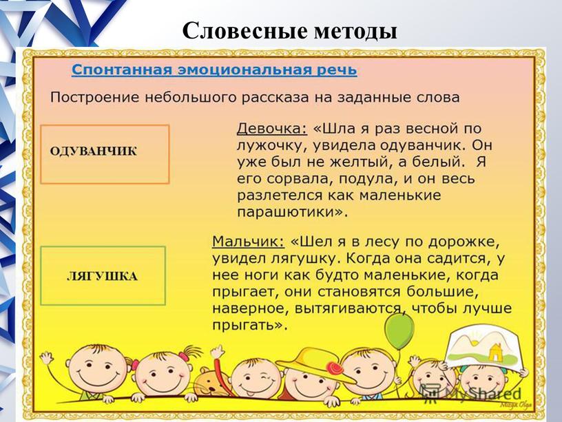 Словесные методы