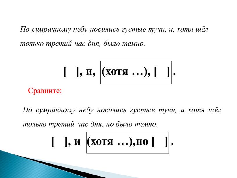 По сумрачному небу носились густые тучи, и, хотя шёл только третий час дня, было темно