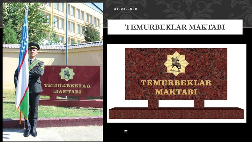 21.05.2020 27 Temurbeklar maktabi