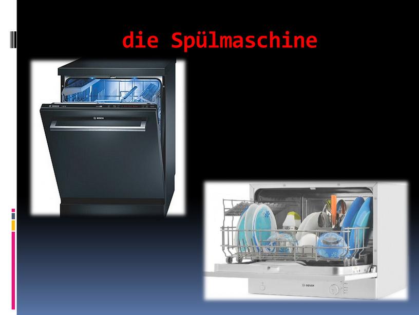 die Spülmaschine