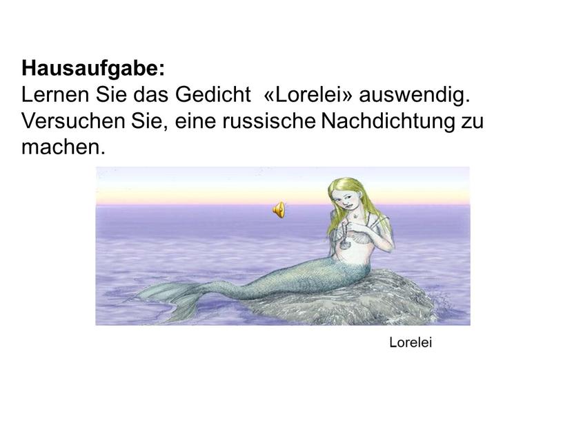 Hausaufgabe: