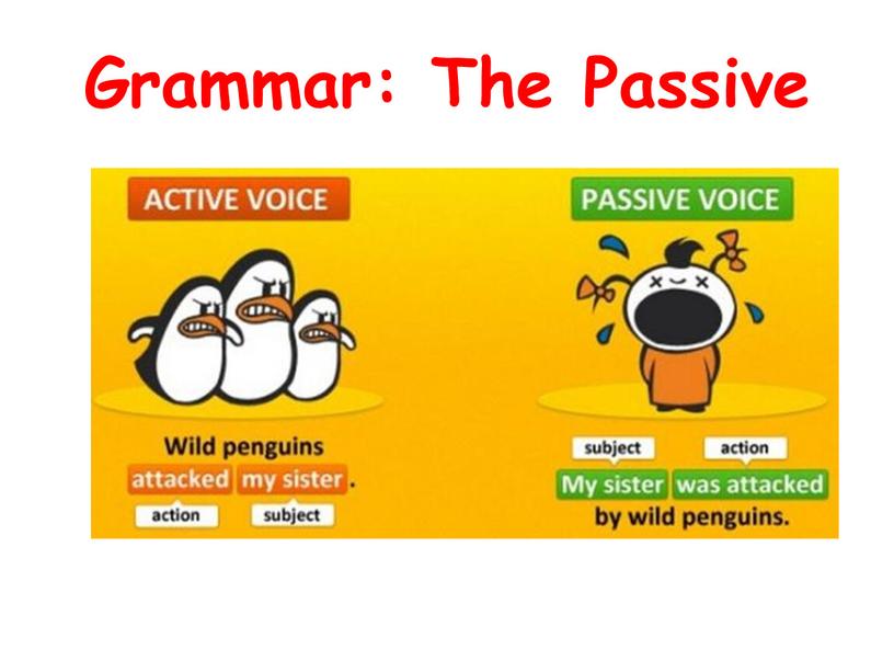 Grammar: The Passive