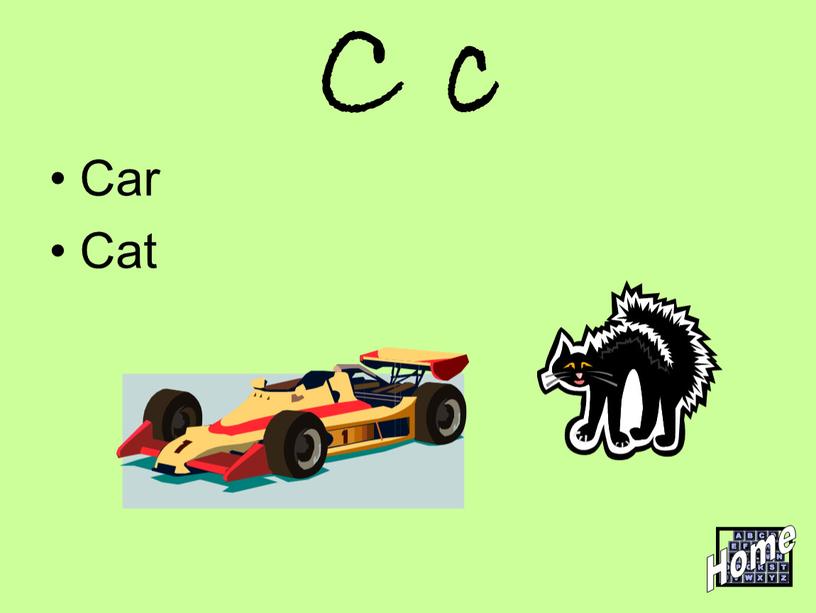 C c Car Cat