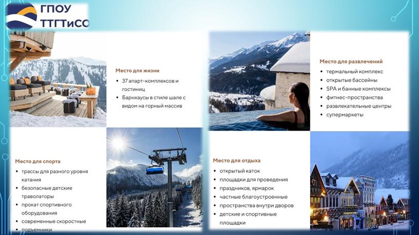 Сбор данных для проектирования гостиниц горнолыжного курорта Кузбасского спортивно-туристического комплекса «Шерегеш»