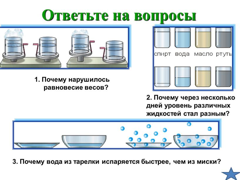 Почему нарушилось равновесие весов? 2