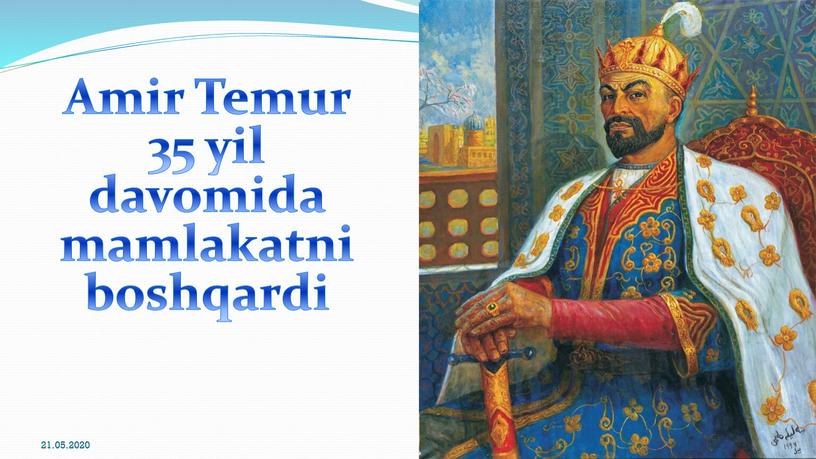 Amir temur haqida malumot uzbek tilida