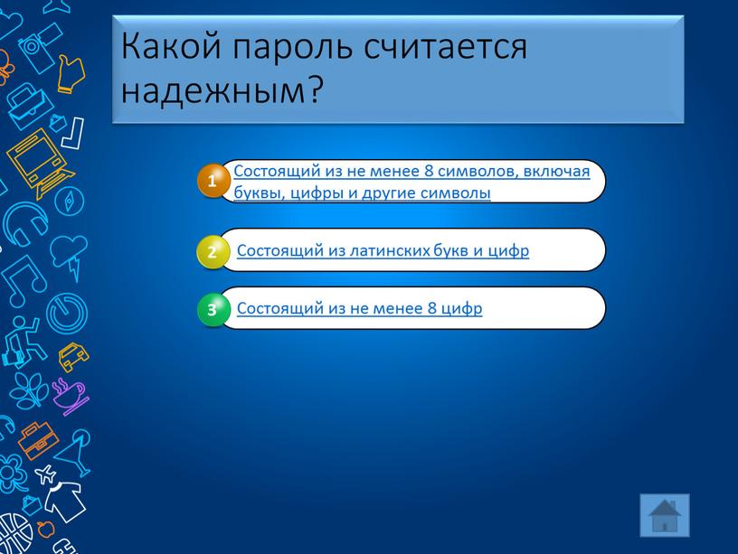 Какой пароль считается надежным?