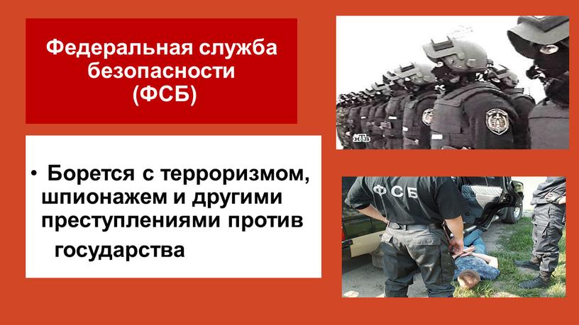 Федеральная служба безопасности (ФСБ)