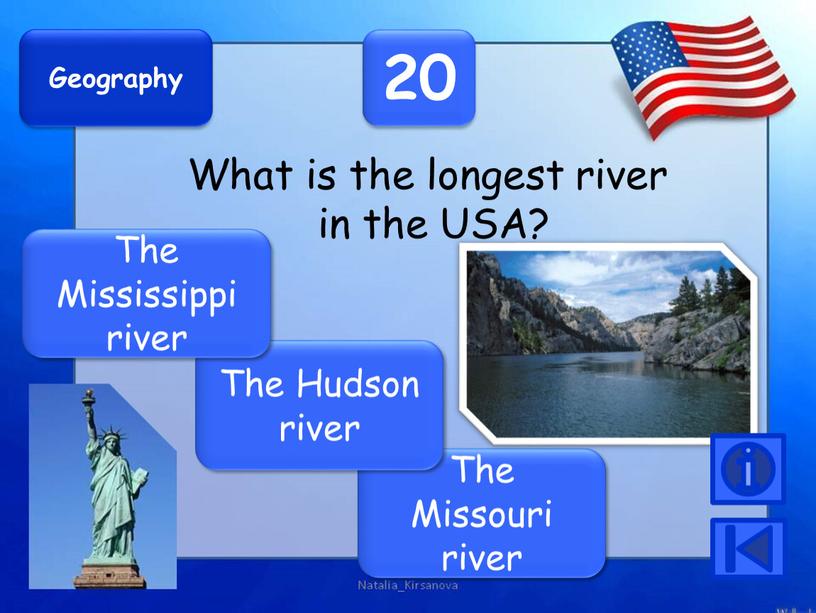 The Missouri river Geography 20