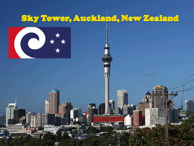 Big cities Auckland Sky Tower,