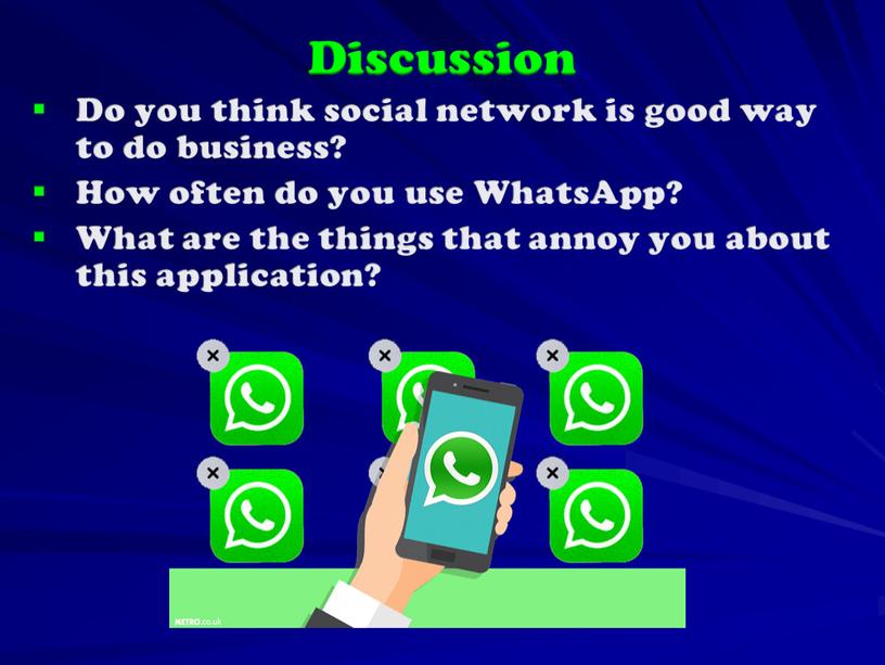 Discussion Do you think social network is good way to do business?