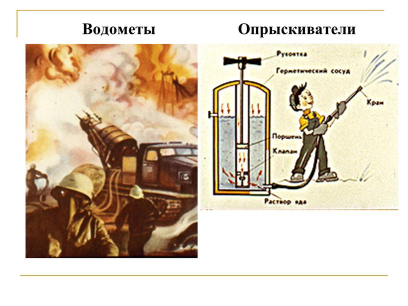 Водометы Опрыскиватели