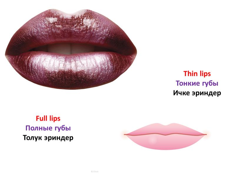 Thin lips Тонкие губы Ичке эриндер