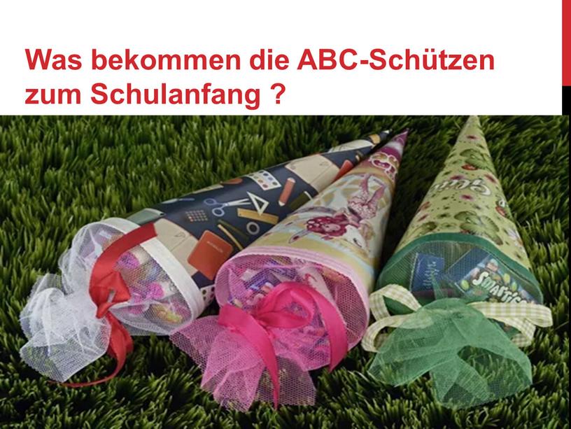 Was bekommen die ABC-Schützen zum